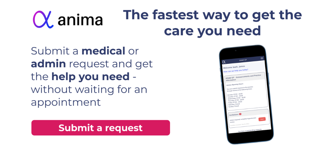 Submit a medical or admin request and get the help you need - without waiting for an appointment